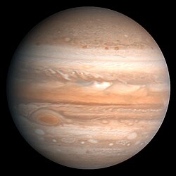 Obrázek planety Jupiter